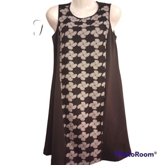 Gabby Skye gingham floral print A line dress - Picture 3 of 12